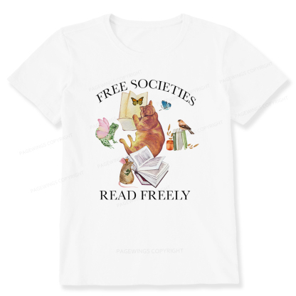 Pagewings Free societies read freely shirt Unisex Classic T-shirt