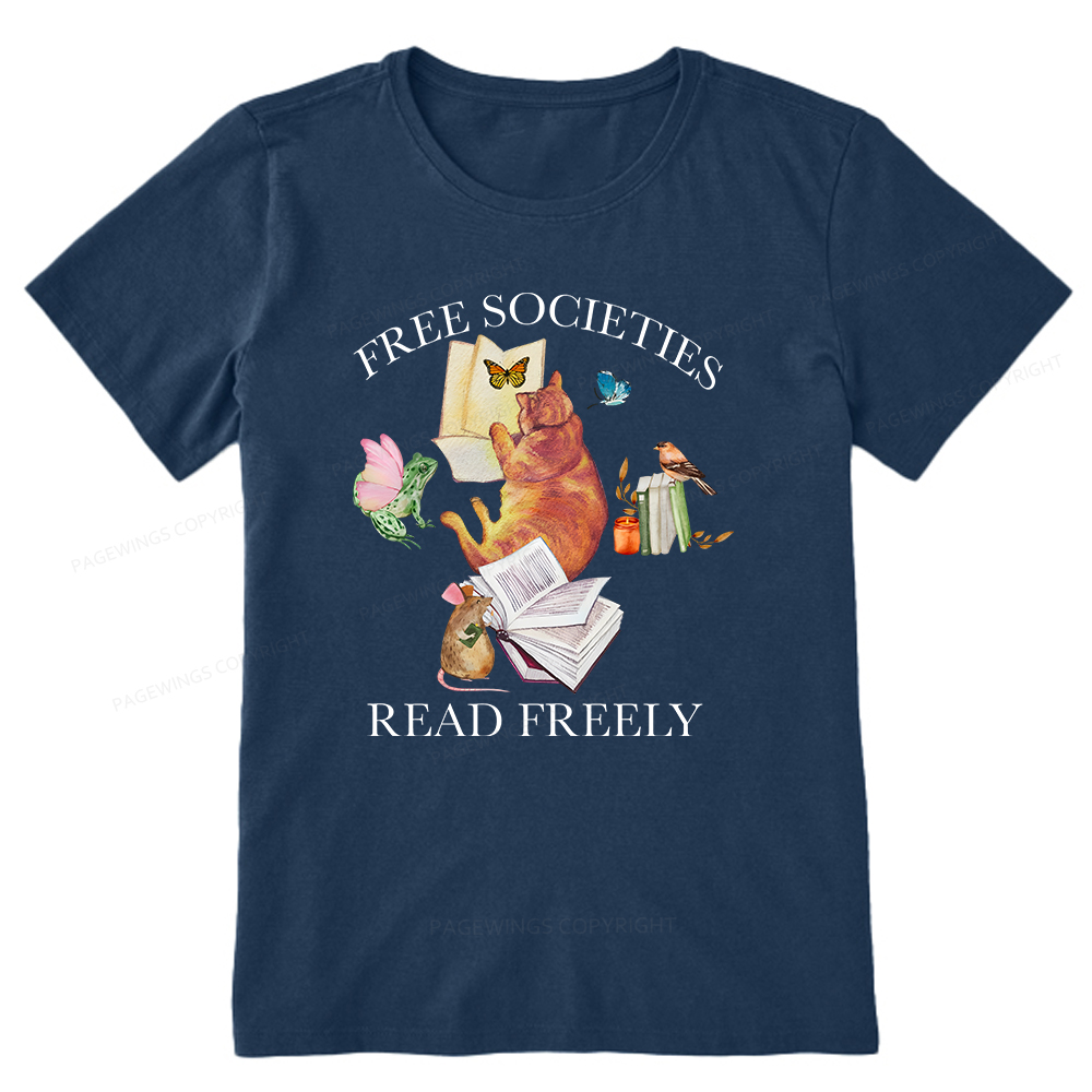 Pagewings Free societies read freely shirt Unisex Classic T-shirt