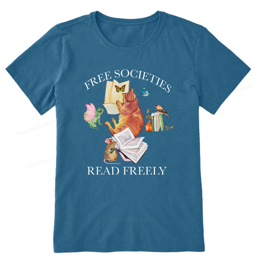 Pagewings Free societies read freely shirt Unisex Classic T-shirt