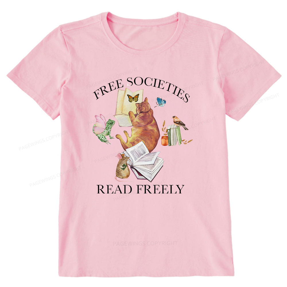 Pagewings Free societies read freely shirt Unisex Classic T-shirt