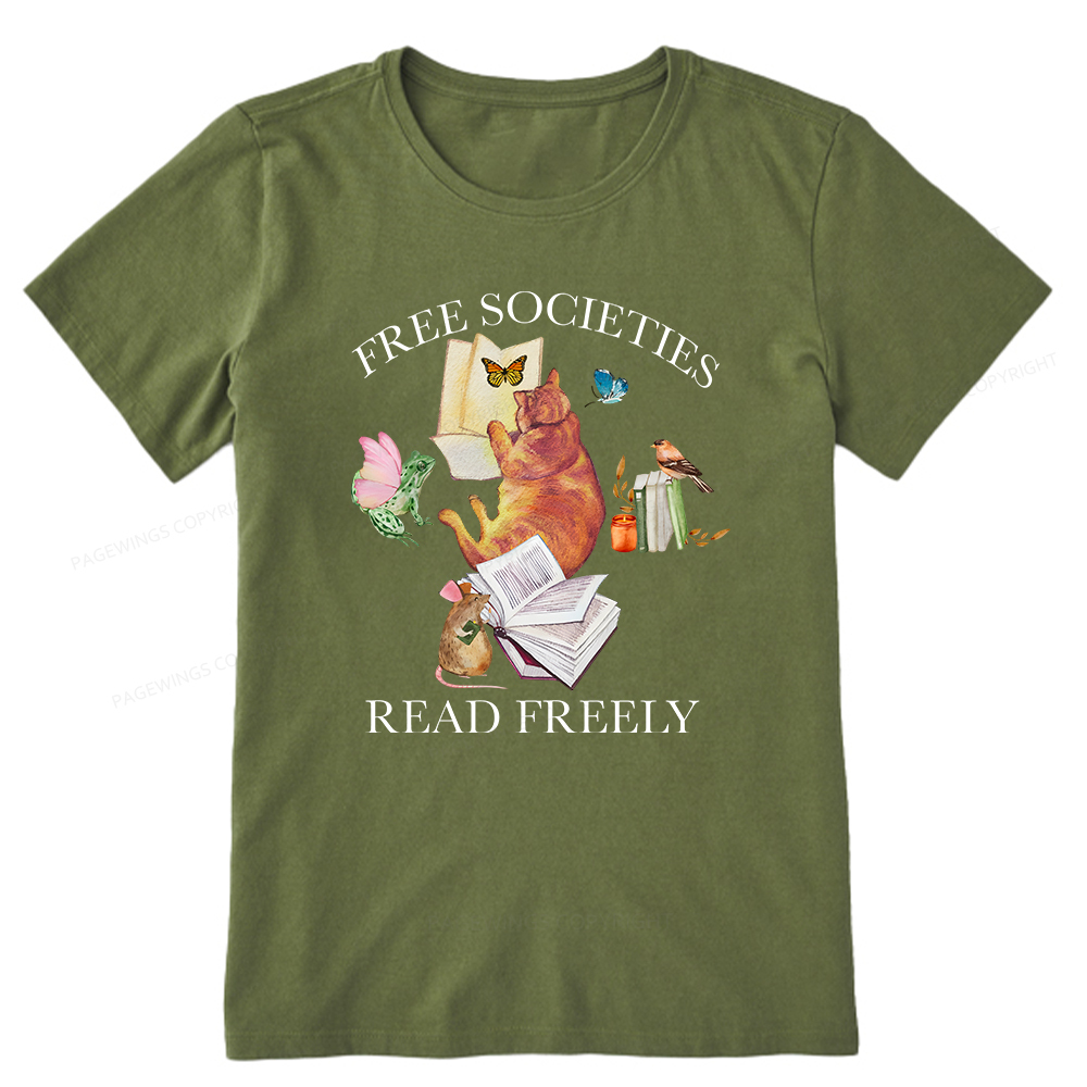 Pagewings Free societies read freely shirt Unisex Classic T-shirt