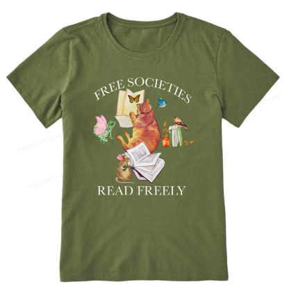 Pagewings Free societies read freely shirt Unisex Classic T-shirt
