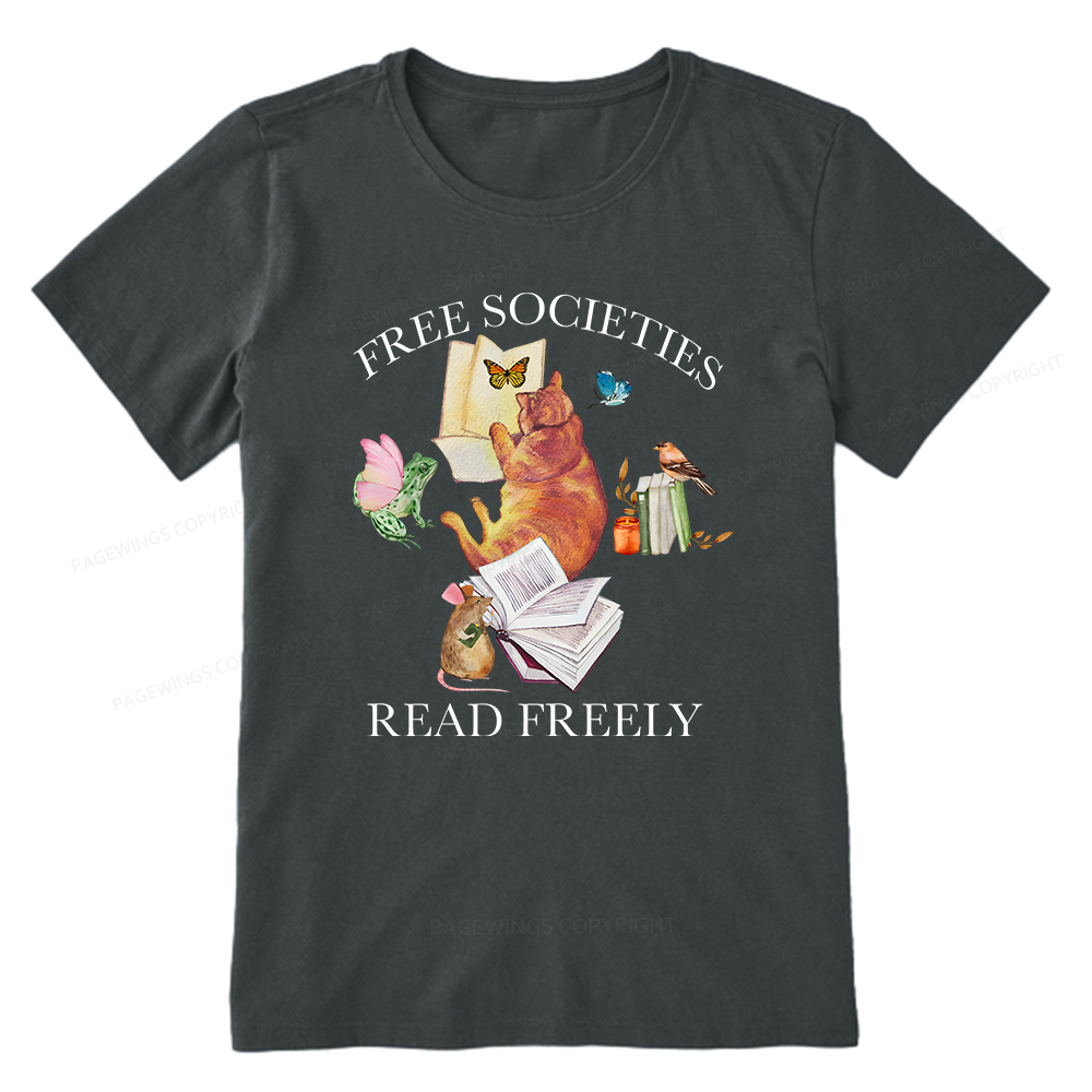 Pagewings Free societies read freely shirt Unisex Classic T-shirt