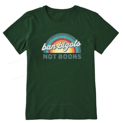 Pagewings Read Banned Books Drink Coffee Fight Evil Retro Cat Lovers T-Shirt Unisex Classic T-shirt