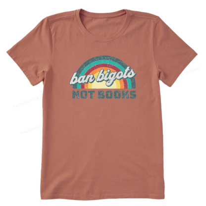 Pagewings Read Banned Books Drink Coffee Fight Evil Retro Cat Lovers T-Shirt Unisex Classic T-shirt
