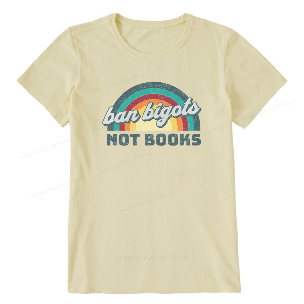 Pagewings Read Banned Books Drink Coffee Fight Evil Retro Cat Lovers T-Shirt Unisex Classic T-shirt