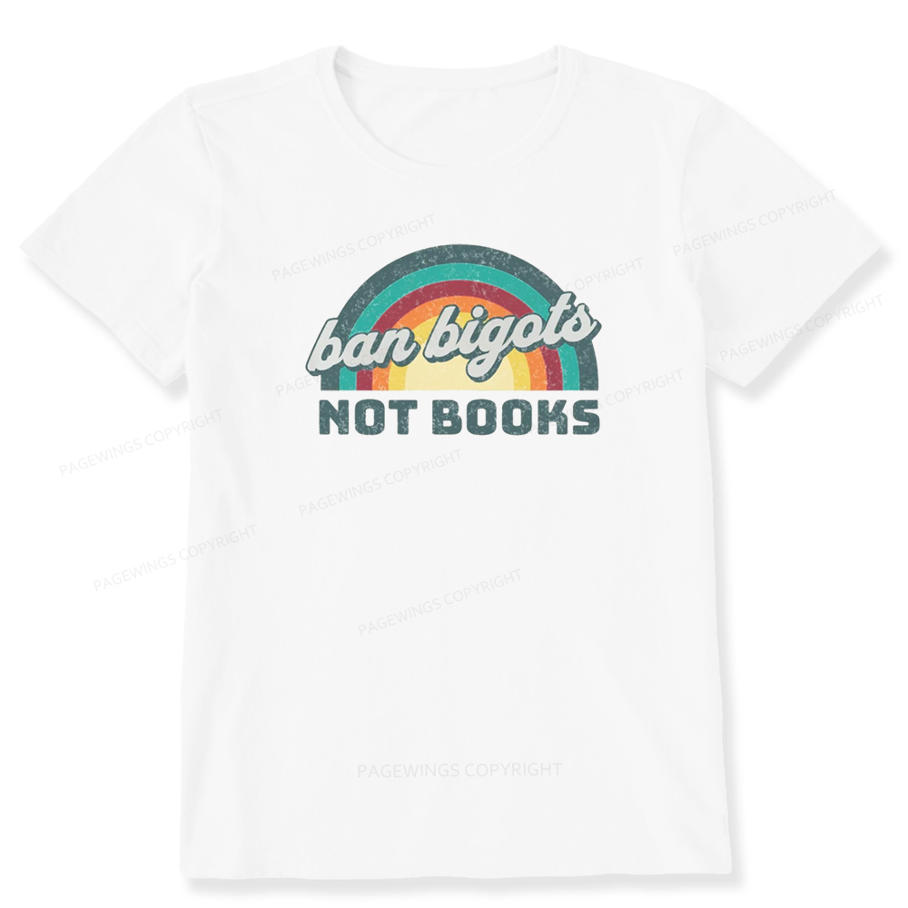Pagewings Read Banned Books Drink Coffee Fight Evil Retro Cat Lovers T-Shirt Unisex Classic T-shirt