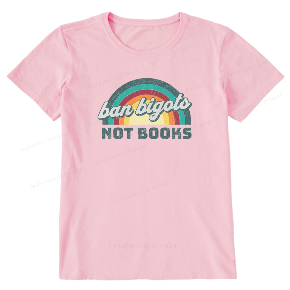 Pagewings Read Banned Books Drink Coffee Fight Evil Retro Cat Lovers T-Shirt Unisex Classic T-shirt