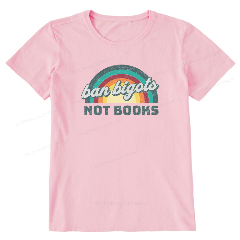 Pagewings Read Banned Books Drink Coffee Fight Evil Retro Cat Lovers T-Shirt Unisex Classic T-shirt