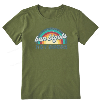 Pagewings Read Banned Books Drink Coffee Fight Evil Retro Cat Lovers T-Shirt Unisex Classic T-shirt