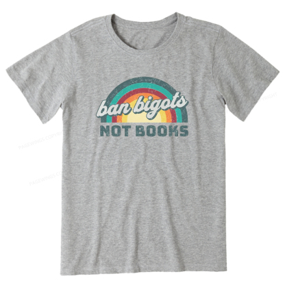 Pagewings Read Banned Books Drink Coffee Fight Evil Retro Cat Lovers T-Shirt Unisex Classic T-shirt