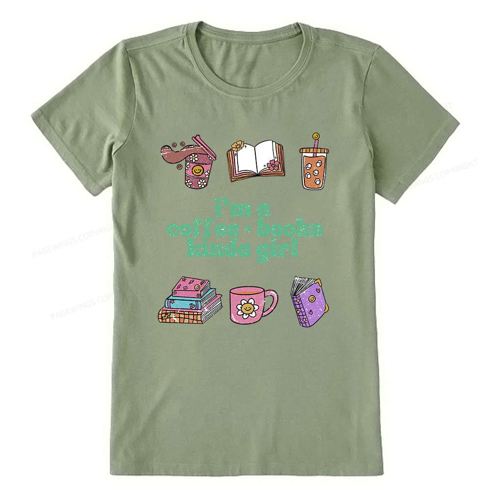 Pagewings I 'm A Coffee Books Kinda Girl Unisex Classic T-shirt
