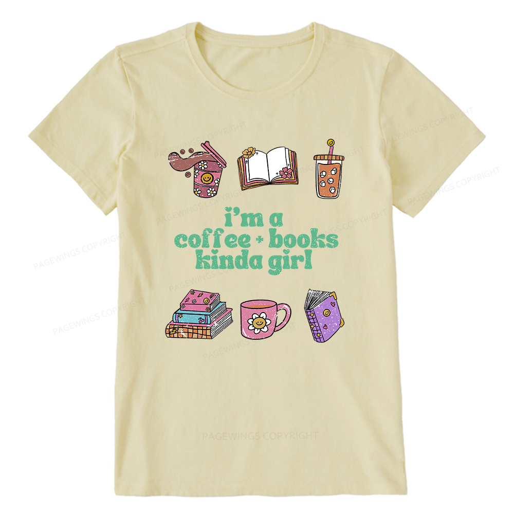 Pagewings I 'm A Coffee Books Kinda Girl Unisex Classic T-shirt