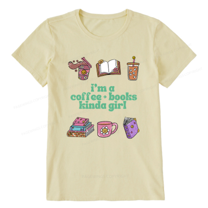 Pagewings I 'm A Coffee Books Kinda Girl Unisex Classic T-shirt