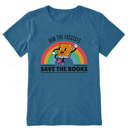 Pagewings Ban The Fascists Save The Books Shirt Unisex Classic T-shirt