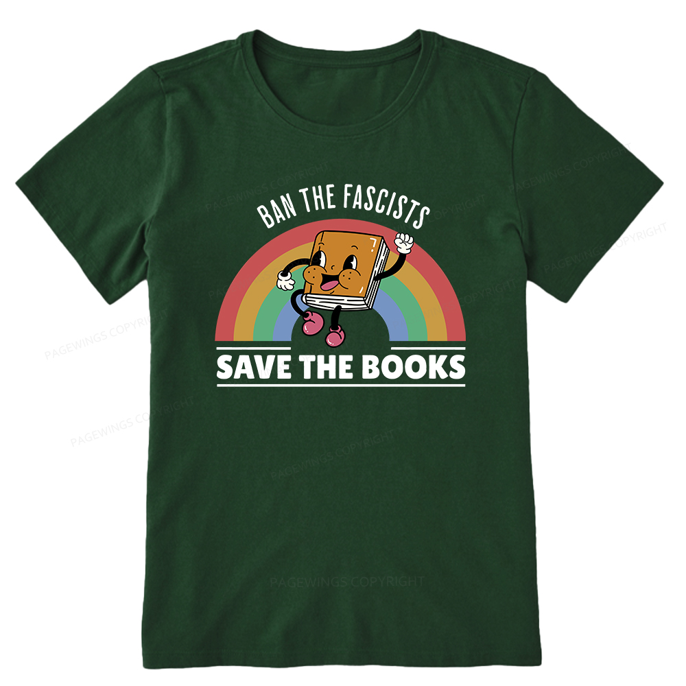Pagewings Ban The Fascists Save The Books Shirt Unisex Classic T-shirt