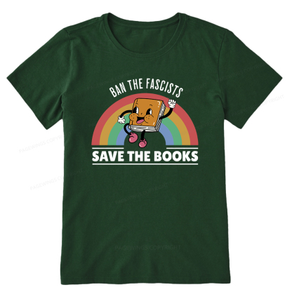 Pagewings Ban The Fascists Save The Books Shirt Unisex Classic T-shirt
