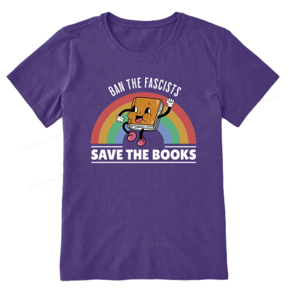 Pagewings Ban The Fascists Save The Books Shirt Unisex Classic T-shirt