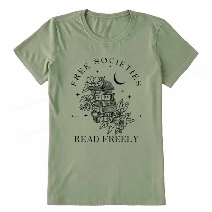Pagewings Free Societies Read Freely Comfort Colors Shirt Unisex Classic T-shirt