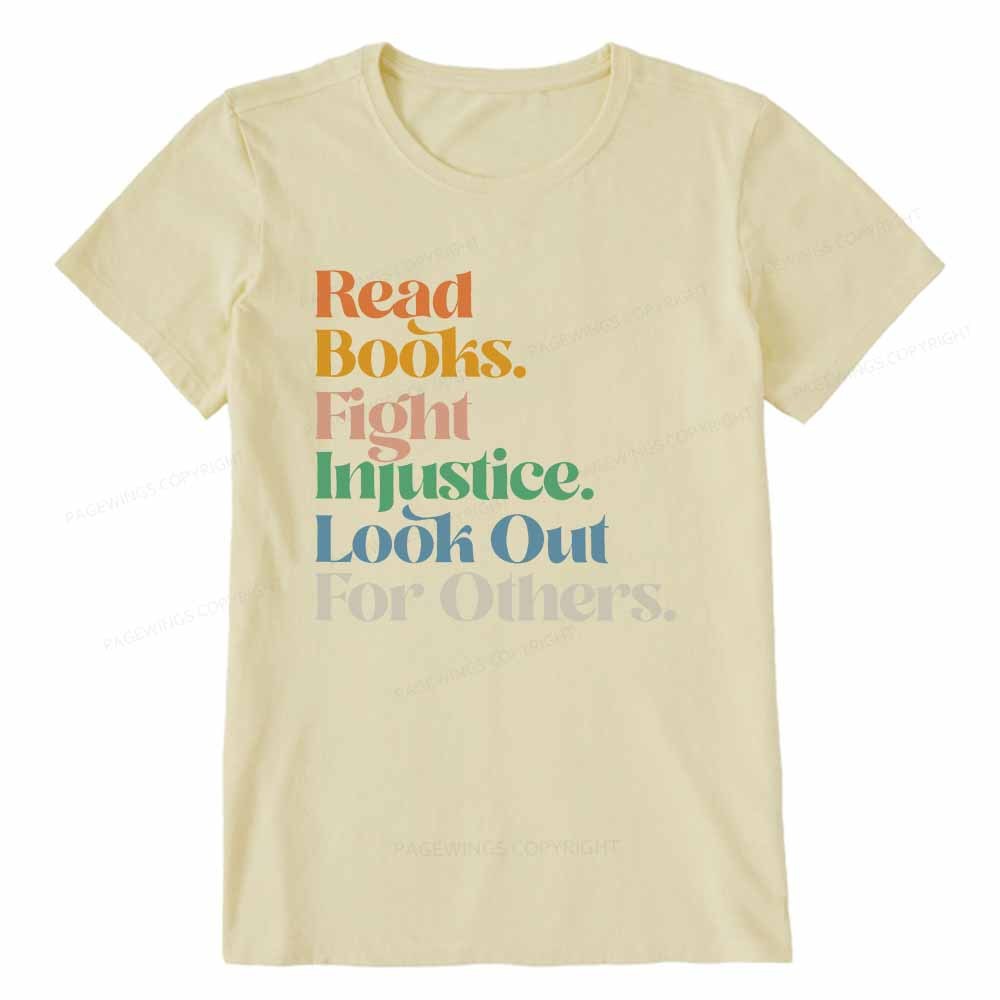 Pagewings Read Banned Books Social Justice Shirt Unisex Classic T-shirt