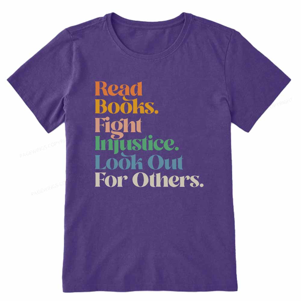 Pagewings Read Banned Books Social Justice Shirt Unisex Classic T-shirt