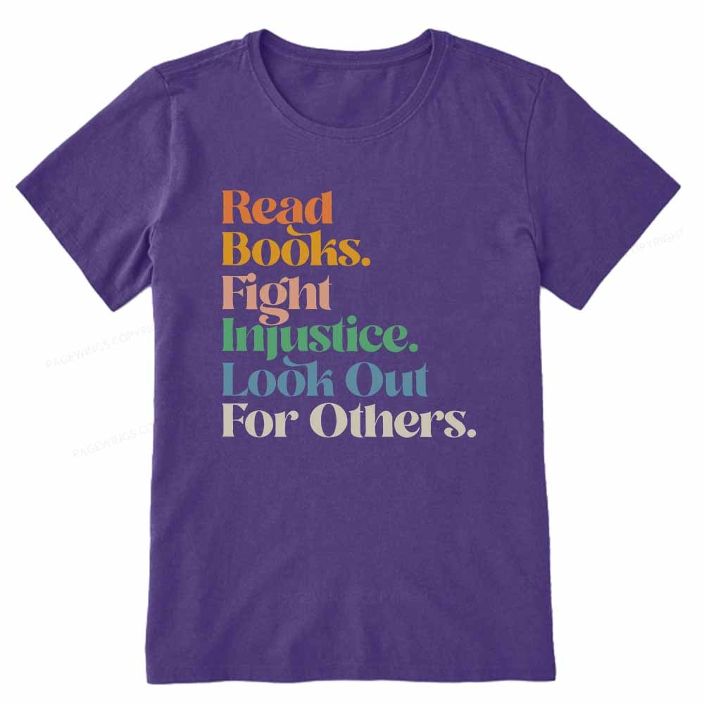 Pagewings Read Banned Books Social Justice Shirt Unisex Classic T-shirt