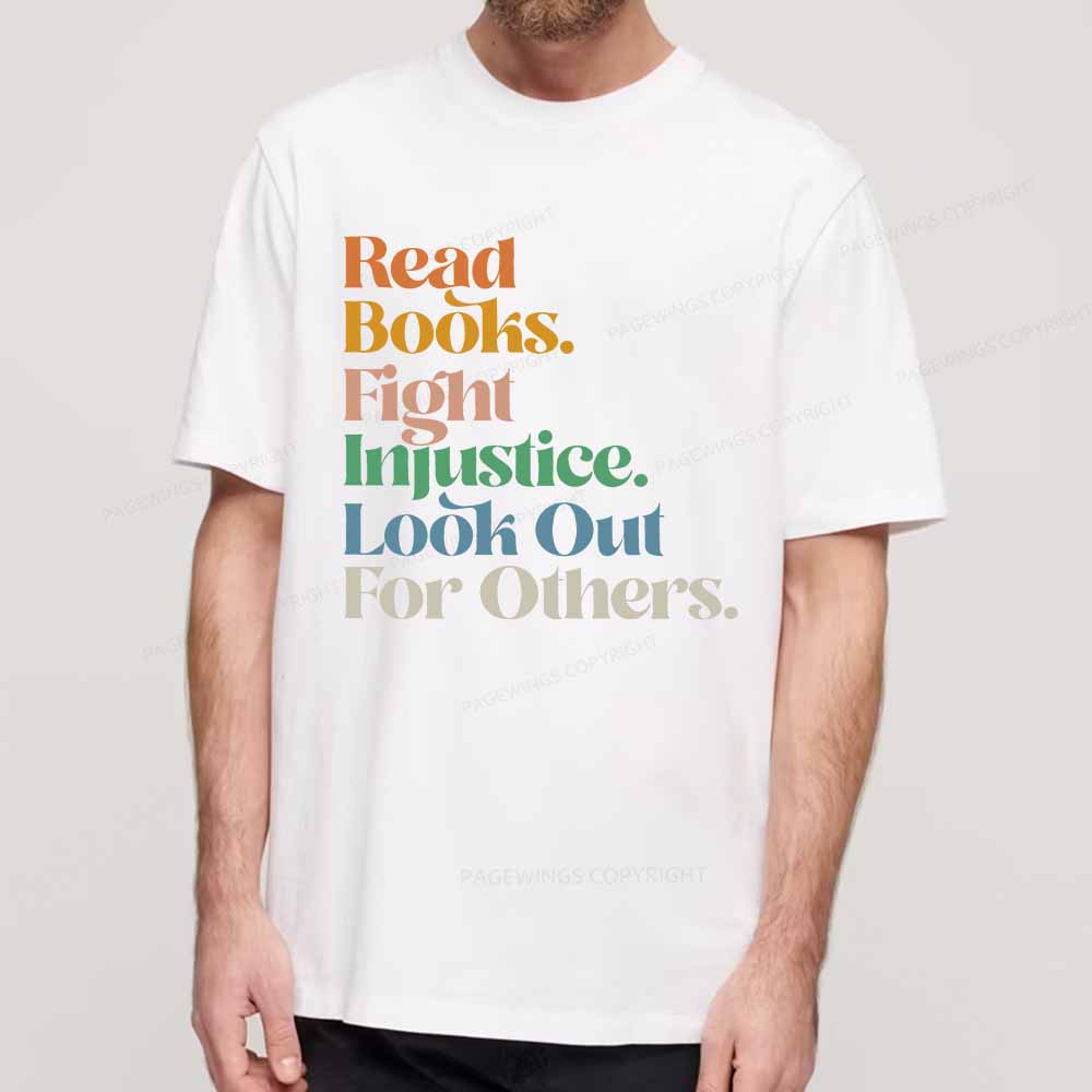 Pagewings Read Banned Books Social Justice Shirt Unisex Classic T-shirt