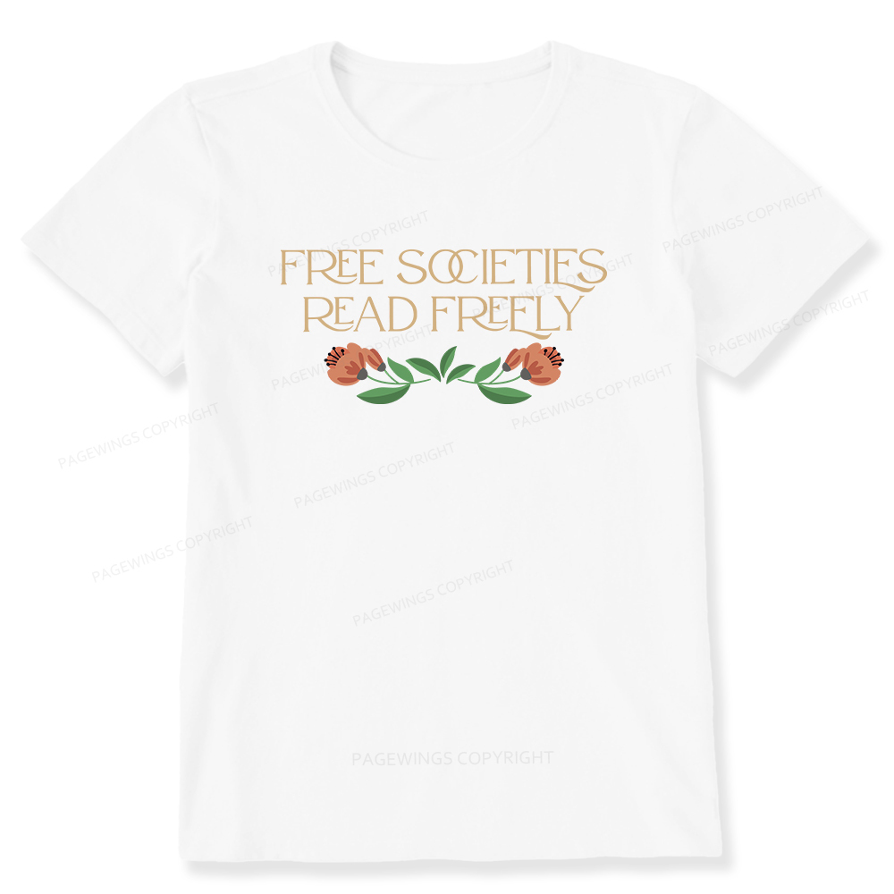 Pagewings Free Societies Read Freely Unisex Classic T-shirt