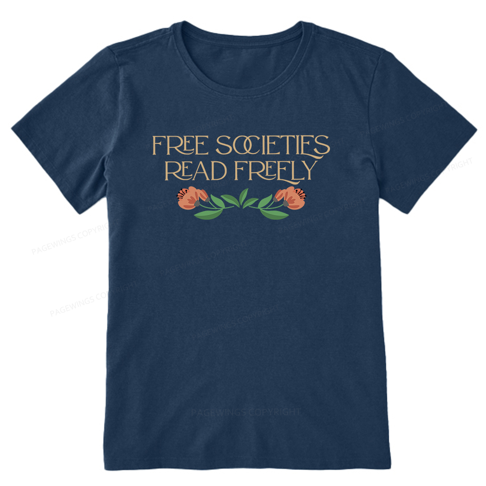 Pagewings Free Societies Read Freely Unisex Classic T-shirt