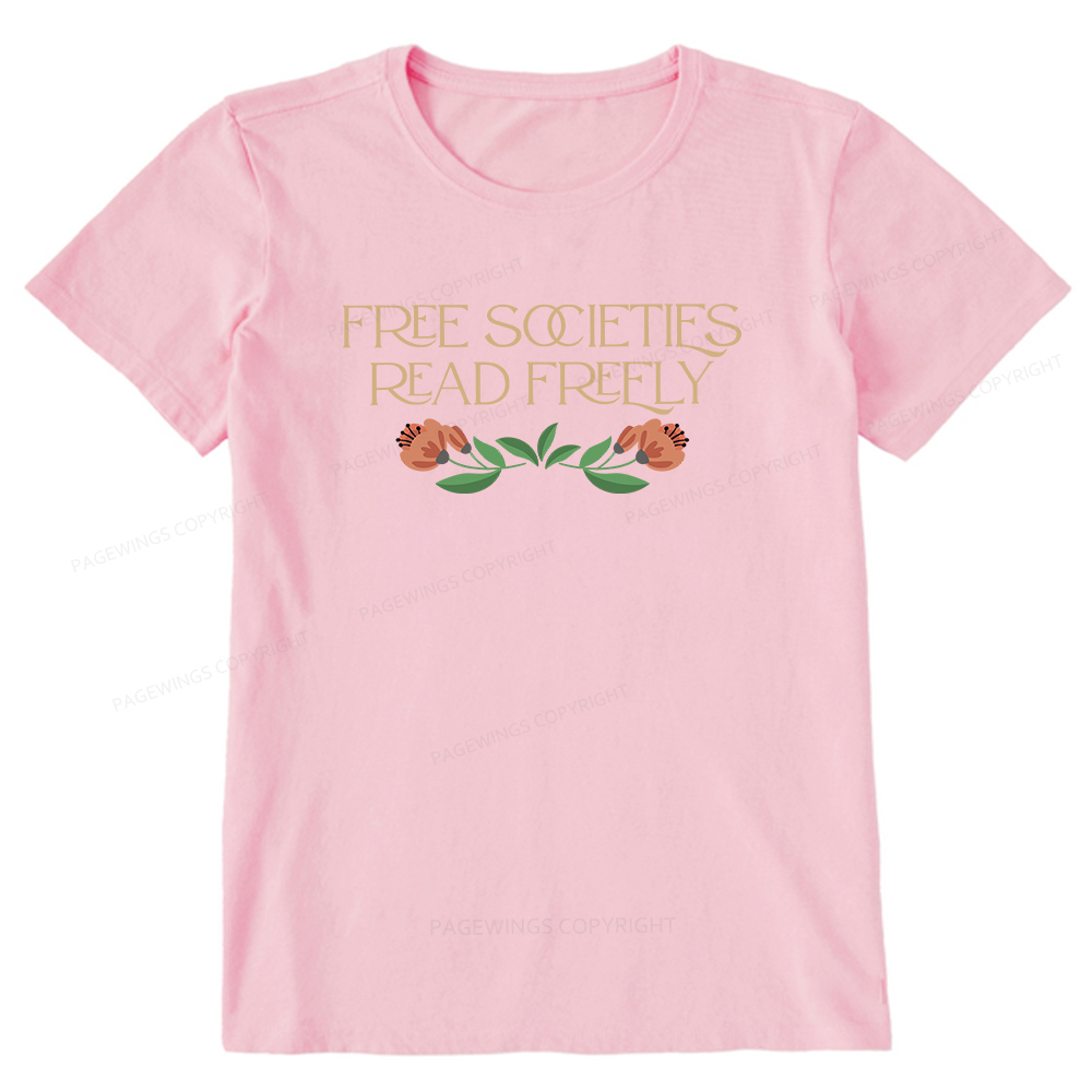 Pagewings Free Societies Read Freely Unisex Classic T-shirt
