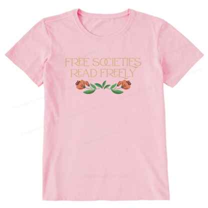 Pagewings Free Societies Read Freely Unisex Classic T-shirt