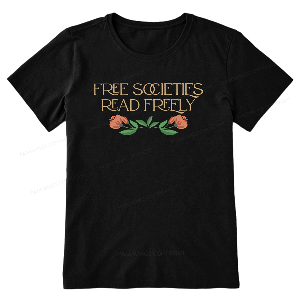 Pagewings Free Societies Read Freely Unisex Classic T-shirt
