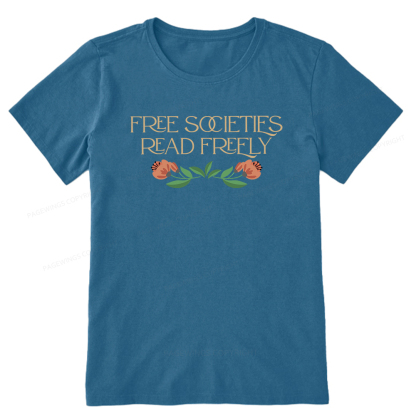 Pagewings Free Societies Read Freely Unisex Classic T-shirt