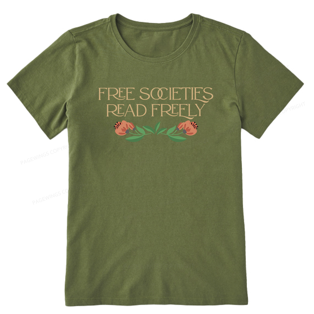 Pagewings Free Societies Read Freely Unisex Classic T-shirt