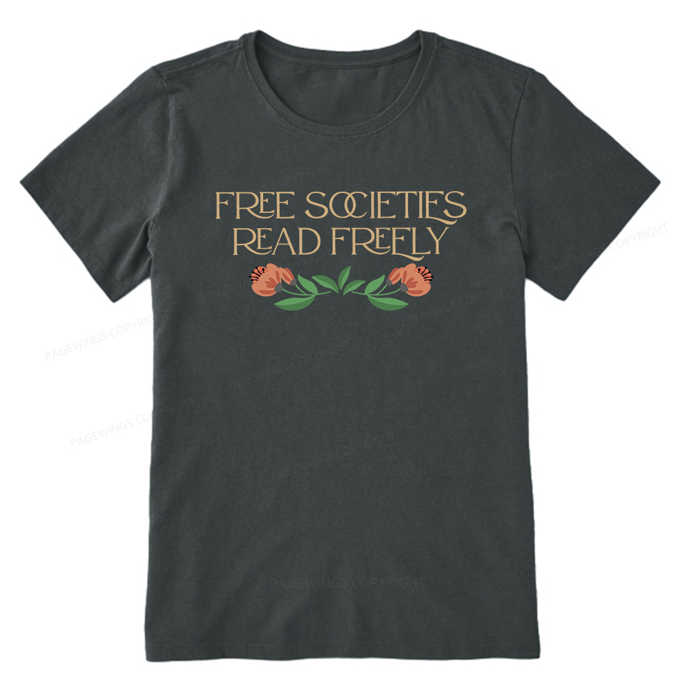 Pagewings Free Societies Read Freely Unisex Classic T-shirt