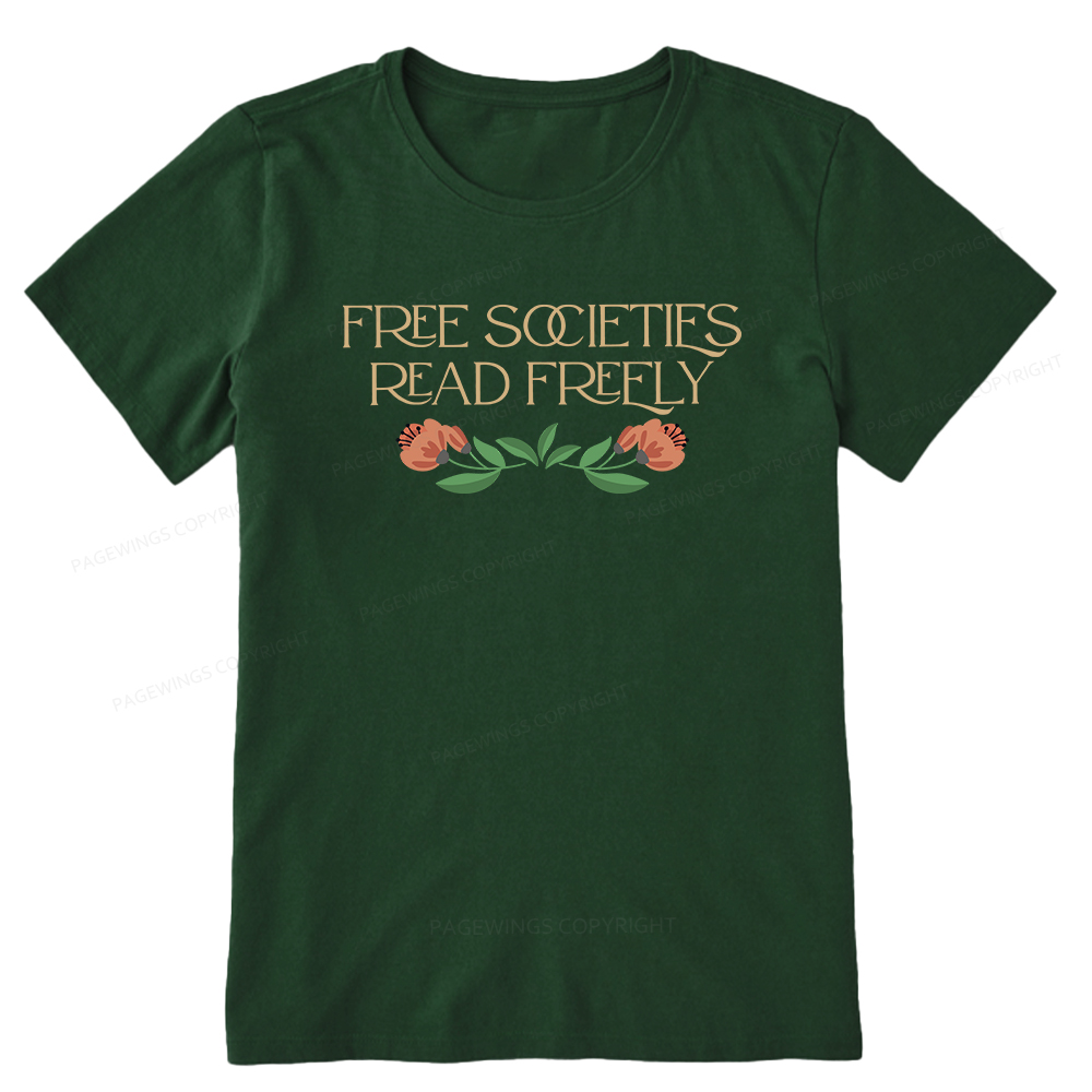 Pagewings Free Societies Read Freely Unisex Classic T-shirt