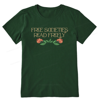 Pagewings Free Societies Read Freely Unisex Classic T-shirt