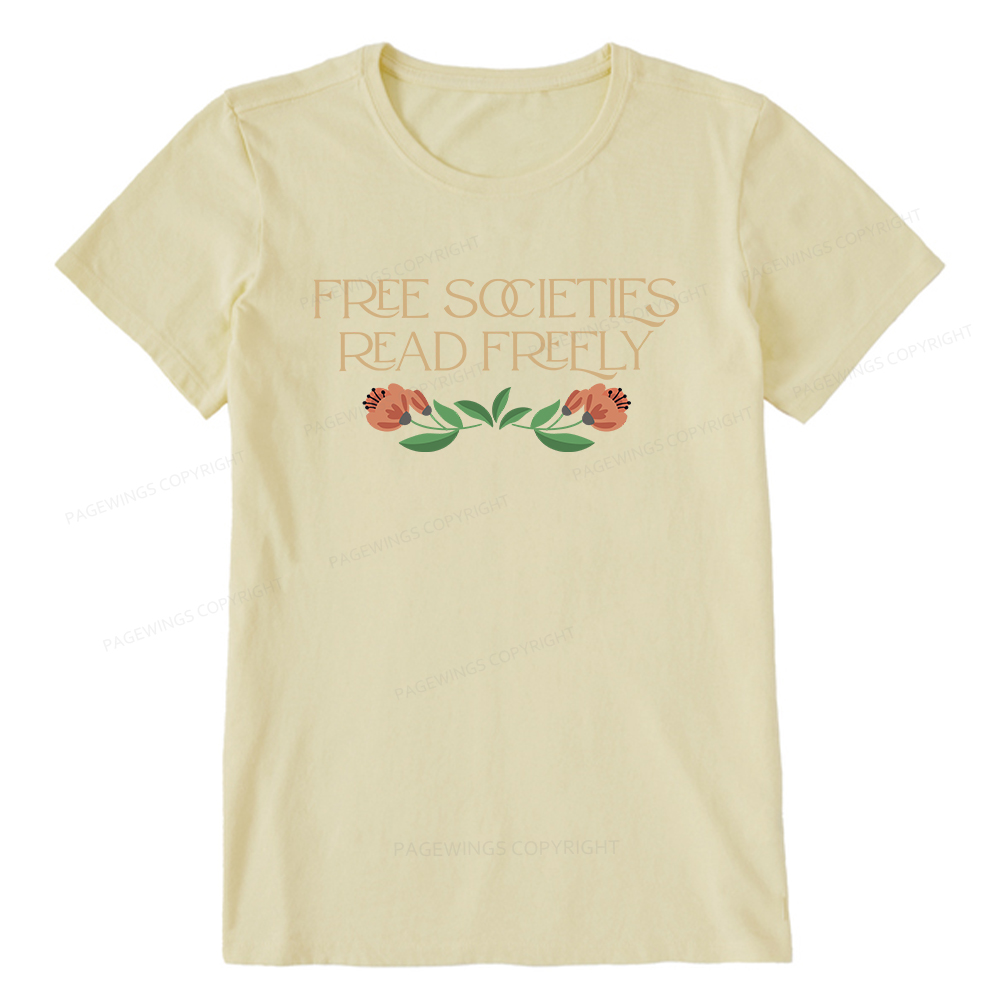 Pagewings Free Societies Read Freely Unisex Classic T-shirt