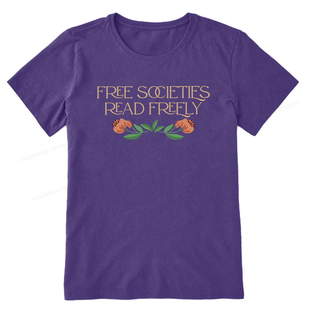 Pagewings Free Societies Read Freely Unisex Classic T-shirt