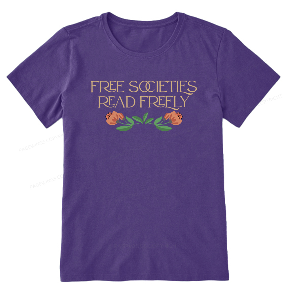 Pagewings Free Societies Read Freely Unisex Classic T-shirt