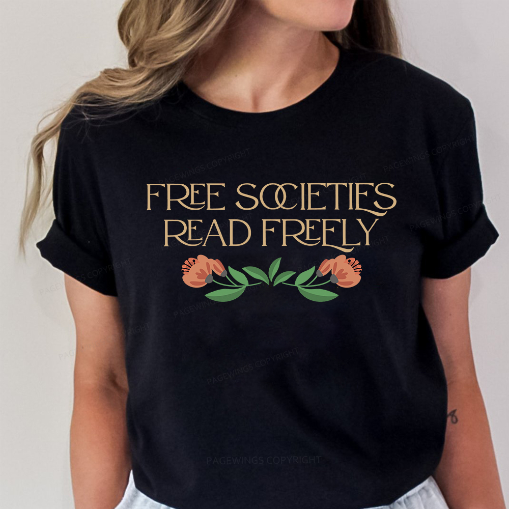 Pagewings Free Societies Read Freely Unisex Classic T-shirt