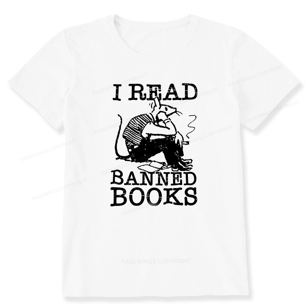 Pagewings I Read Banned Books Unisex Classic T-shirt