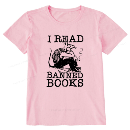 Pagewings I Read Banned Books Unisex Classic T-shirt