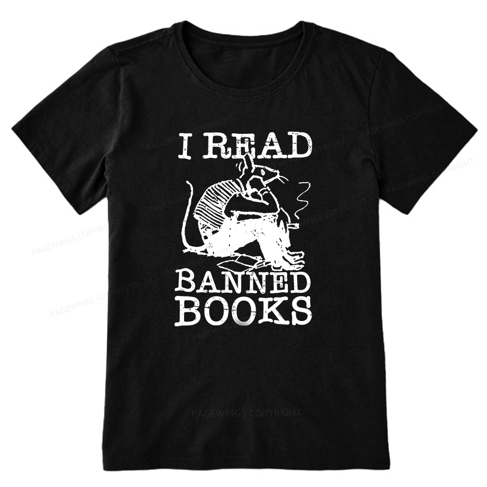 Pagewings I Read Banned Books Unisex Classic T-shirt