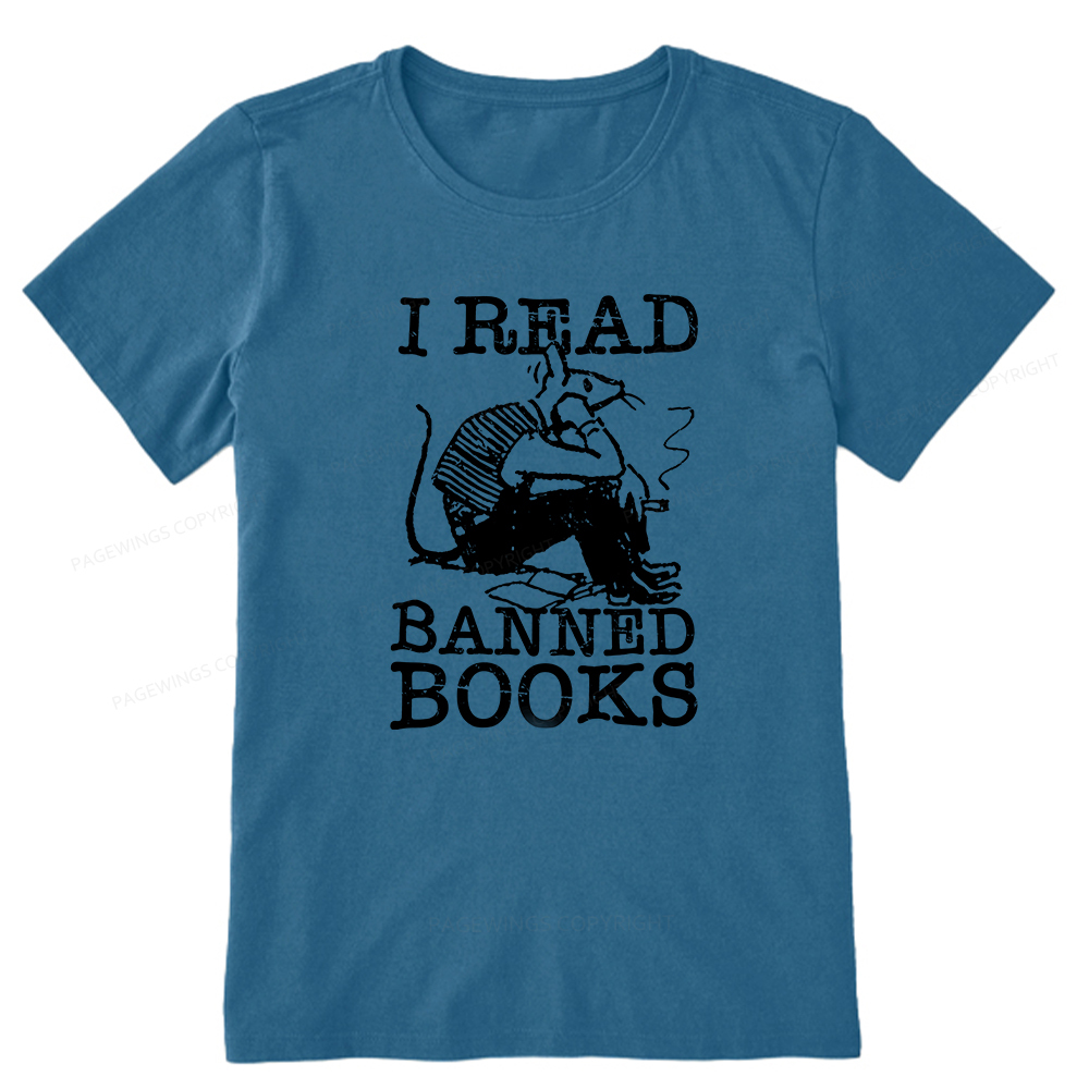 Pagewings I Read Banned Books Unisex Classic T-shirt