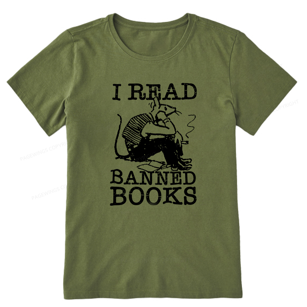Pagewings I Read Banned Books Unisex Classic T-shirt