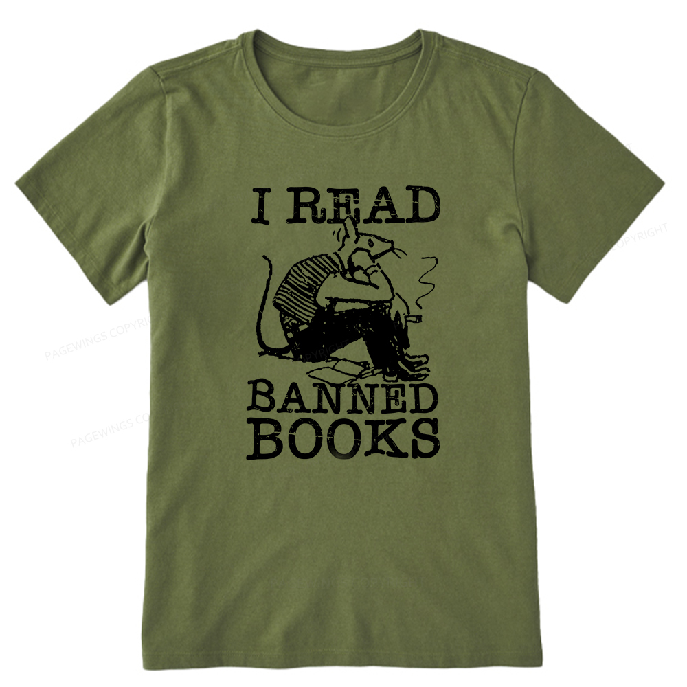 Pagewings I Read Banned Books Unisex Classic T-shirt