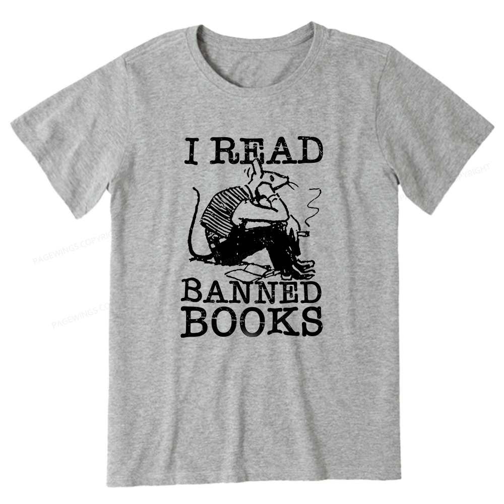 Pagewings I Read Banned Books Unisex Classic T-shirt