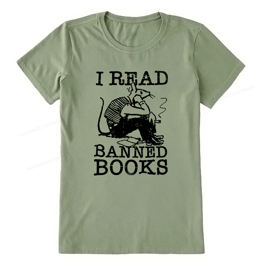 Pagewings I Read Banned Books Unisex Classic T-shirt
