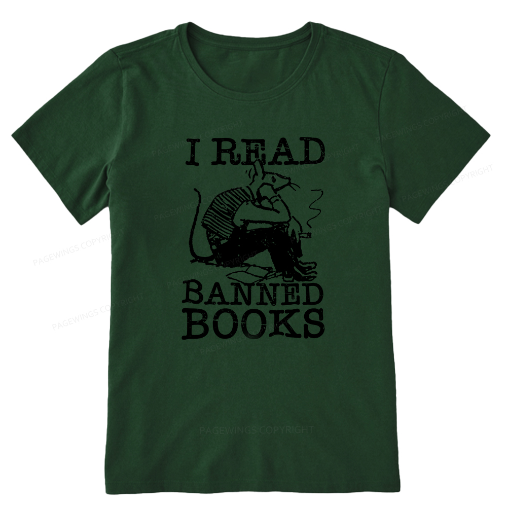 Pagewings I Read Banned Books Unisex Classic T-shirt
